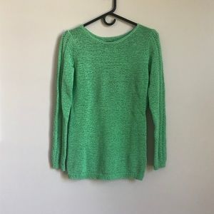 Rachel Zoe Karla Open Knit Sweater Mint Green L